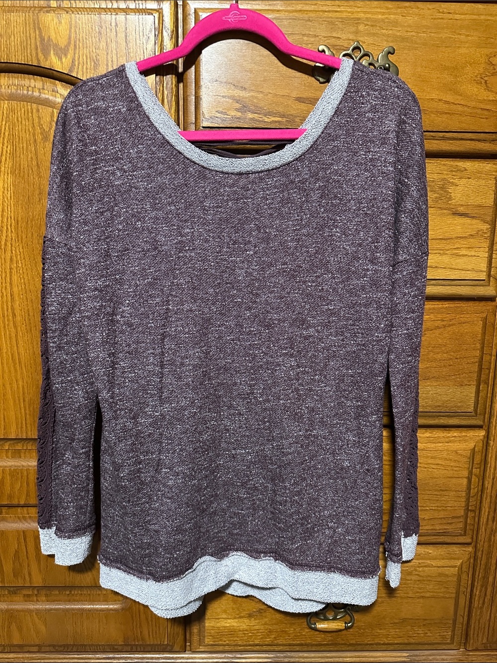 Women's Long Sleeve Knit Top - Size Medium